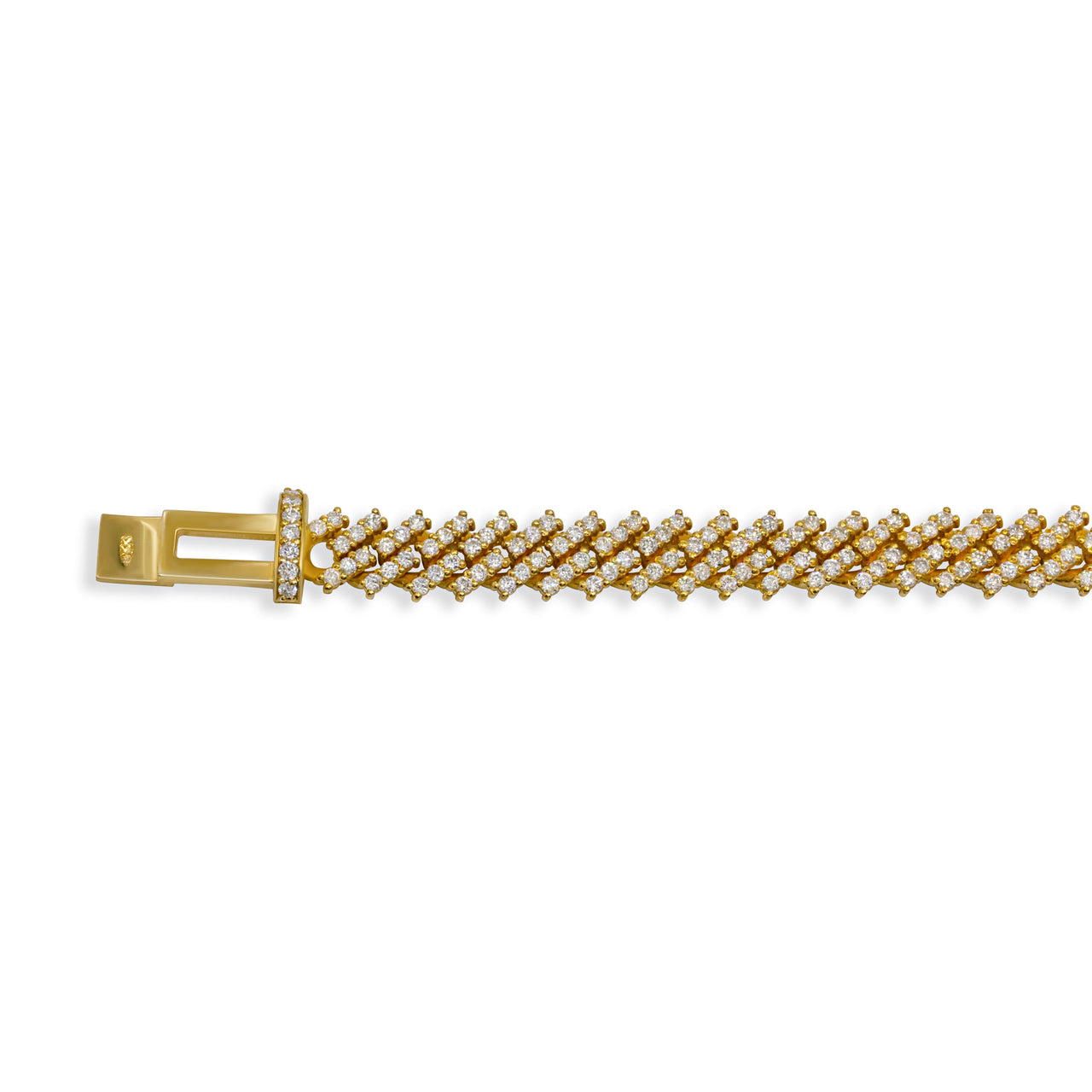14k Gold Diamond Cuban Chain 3.62 Ctw 7mm