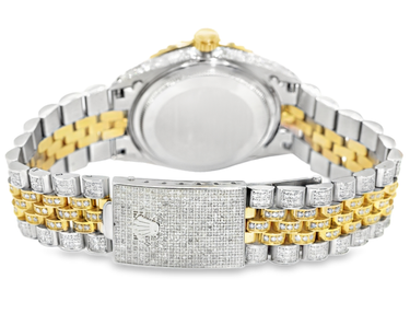 Diamond Two Tone Rolex Datejust 36mm 15ctw