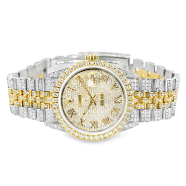 Diamond Two Tone Rolex Datejust 36mm 15ctw