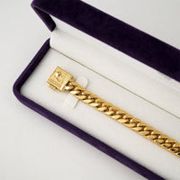 Thumbnail for 14k Yellow Gold Cuban Link Bracelet 8.5 mm