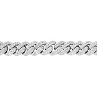 Thumbnail for Diamond Cuban Bracelet in 14k White Gold 4.50 Ctw
