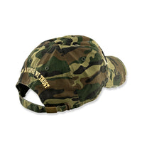 Thumbnail for Avianne Green Camouflage Distressed Cap