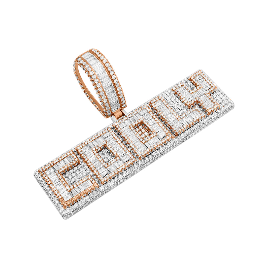 "COOLY" 5 Letter Diamond Name Plate