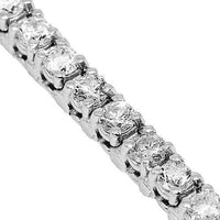 Thumbnail for 14K Solid White Gold Womens Diamond Tennis Bracelet 3.50 Ctw