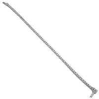 Thumbnail for 14K Solid White Gold Womens Diamond Tennis Bracelet 3.50 Ctw