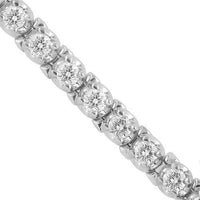 Thumbnail for 14K White Solid Gold Womens Diamond Tennis Bracelet 2.75  Ctw