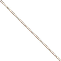 Thumbnail for 14k Rose Gold Tennis Chain 20 Inches 14.31 Ctw