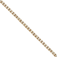 Thumbnail for Diamond Tennis Chain in 10k White Gold 22 Inches 2 mm 5.40 Ctw