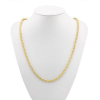 Thumbnail for Diamond Tennis Chain in 10k Yellow Gold 24 inches 5 Ctw 4 mm