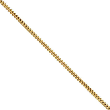 10K Yellow Gold Franco Link Chain 3 mm