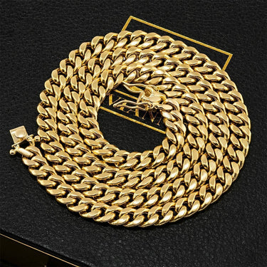 10k Yellow Gold Miami Cuban Chain 7.5 mm