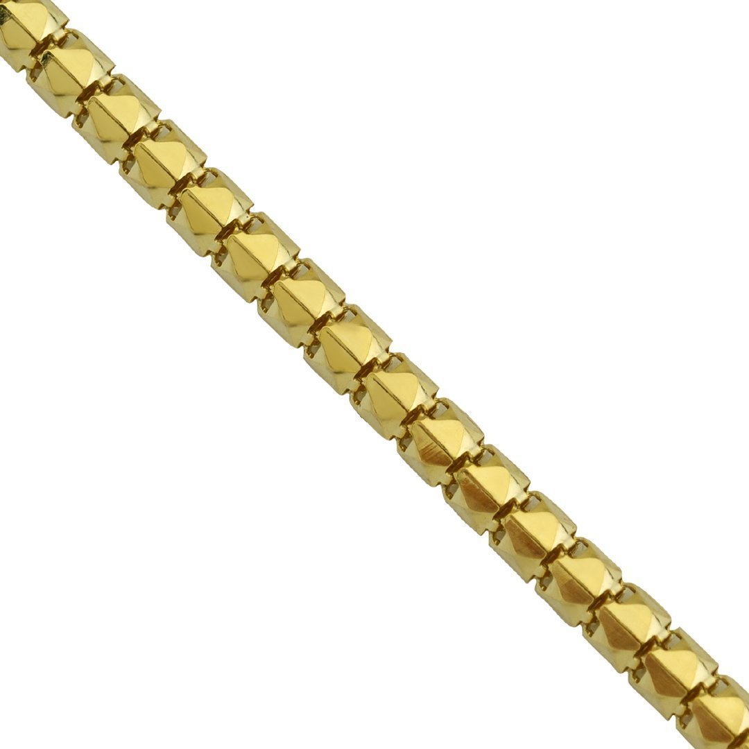 10k Yellow Gold Semi-Solid Chain 2.5 mm