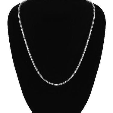 14K White Gold Franco Chain 1 mm