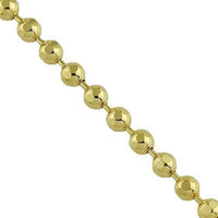 Thumbnail for 14K Yellow Gold Ball Bead Chain 3 mm