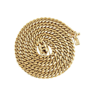 14k Yellow Gold Cuban Chain 7 mm