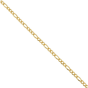 14k Yellow Gold Figaro Link Chain 2.5 mm