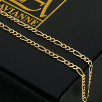 Thumbnail for 14k Yellow Gold Figaro Link Chain 2.5 mm