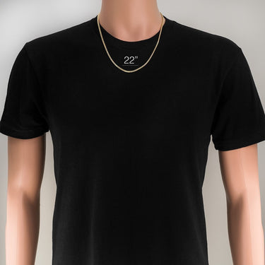 14k Yellow Gold Franco Chain 2.5 mm