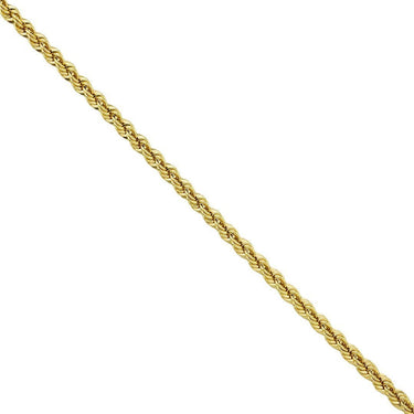 14k Yellow Gold Rope Chain 4 mm