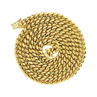 Thumbnail for 14k Yellow Gold Semi-Solid Cuban Link Chain 6.5 mm