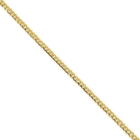 Thumbnail for 14K Yellow Solid Gold Cuban Chain 3 mm