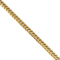 Thumbnail for 14k Yellow Solid Gold Miami Cuban Chain 9 mm