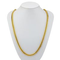 Thumbnail for Cuban Link Chain in 14k Semi-Solid Yellow Gold 7.5 mm