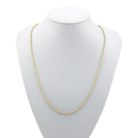 Thumbnail for Moon Cut Ball Bead Chain in 14k Yellow Gold 3 mm