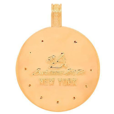 14K Solid Rose Gold Diamond Custom Mens Medusa Head Pendant 1.00 Ctw