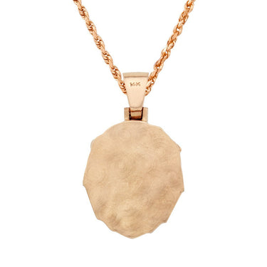 Diamond Lion Pendant 14k Rose Gold 2.68 Ctw