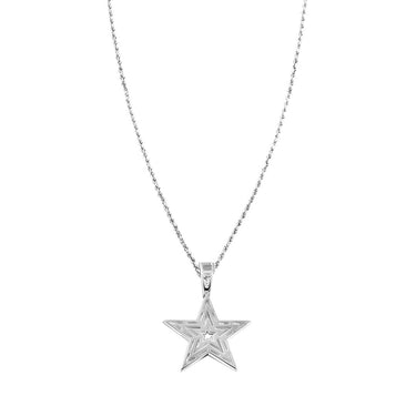 Diamond Star in 10k Gold .4 Ctw