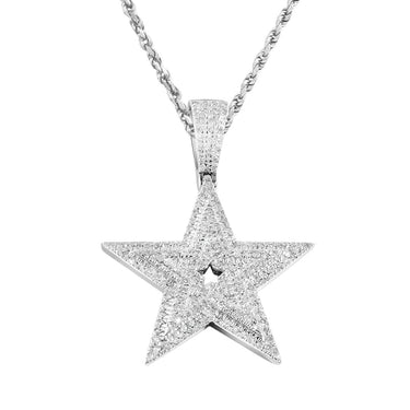 Diamond Star in 10k Gold .4 Ctw