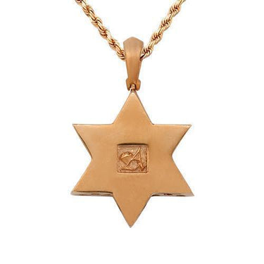 Diamond Star of David Pendant in 14k Yellow Gold 1.50 Ctw