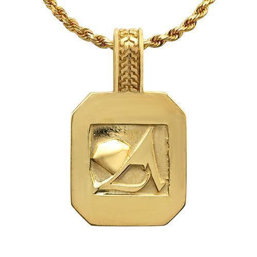 Royal Collection Diamond Pendant in 14k Yellow Gold 2.25 Ctw