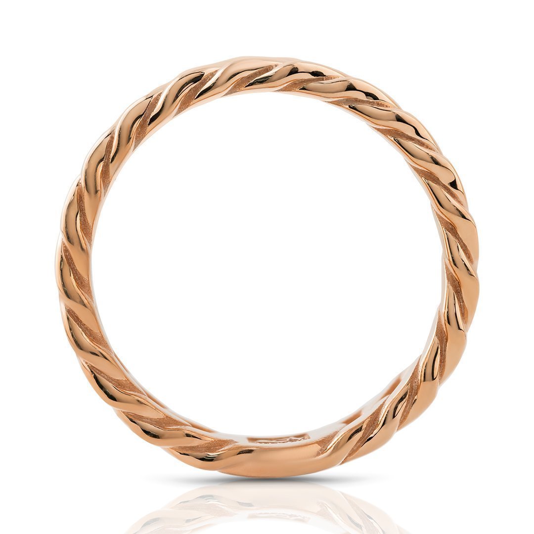 14k Yellow Gold Cuban Ring