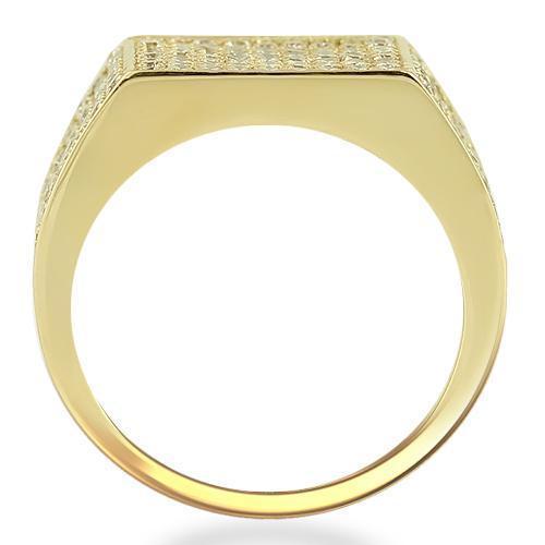 14K Yellow Solid Gold Mens Diamond Pave Set Pinky Ring 2.50 Ctw