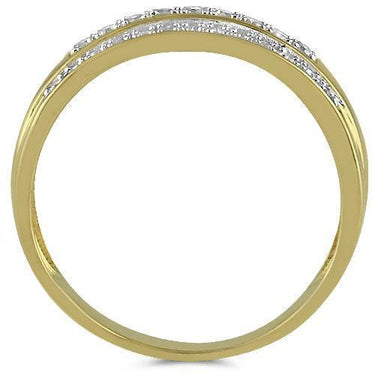 Yellow 10K Yellow Solid Gold Diamond Wedding Ring Band Set 0.82 Ctw (Copy)