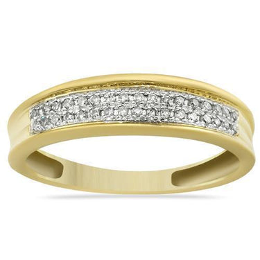 Yellow Diamond Wedding Band Set 10K Yellow Gold 0.47 Ctw