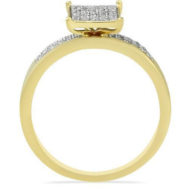Yellow Diamond Wedding Band Set in 10K Yellow Gold 0.76 Ctw