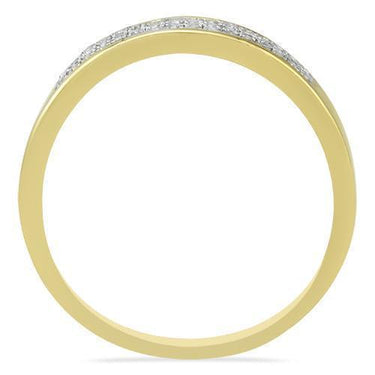 Yellow Diamond Wedding Band Set in 10K Yellow Gold 0.76 Ctw