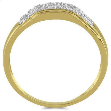 Yellow 10K Yellow Gold Pave Diamond Wedding Ring Band Set 0.51 Ctw (Copy)