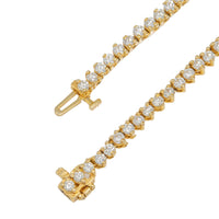 Thumbnail for 14k 3 Prong Tennis Necklace 9.5ctw