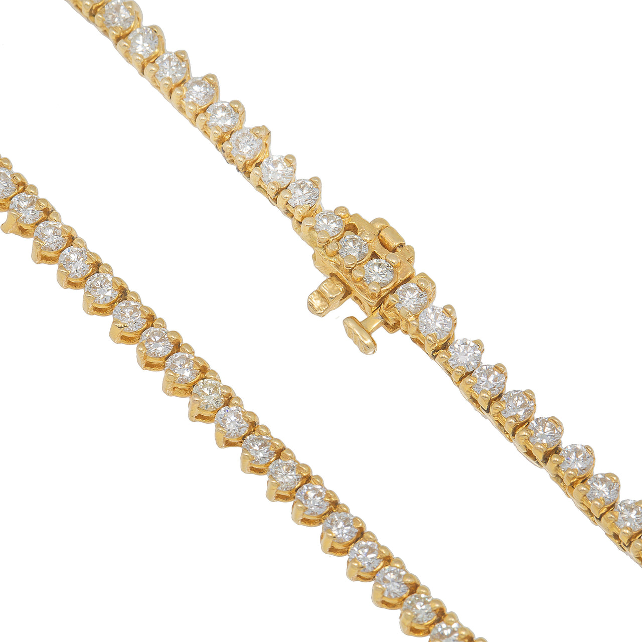 14k Prong Tennis Necklace – Avianne Jewelers - Main Image