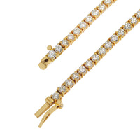 Thumbnail for 14k 4 Prong Diamond Tennis Necklaces 11.11ctw