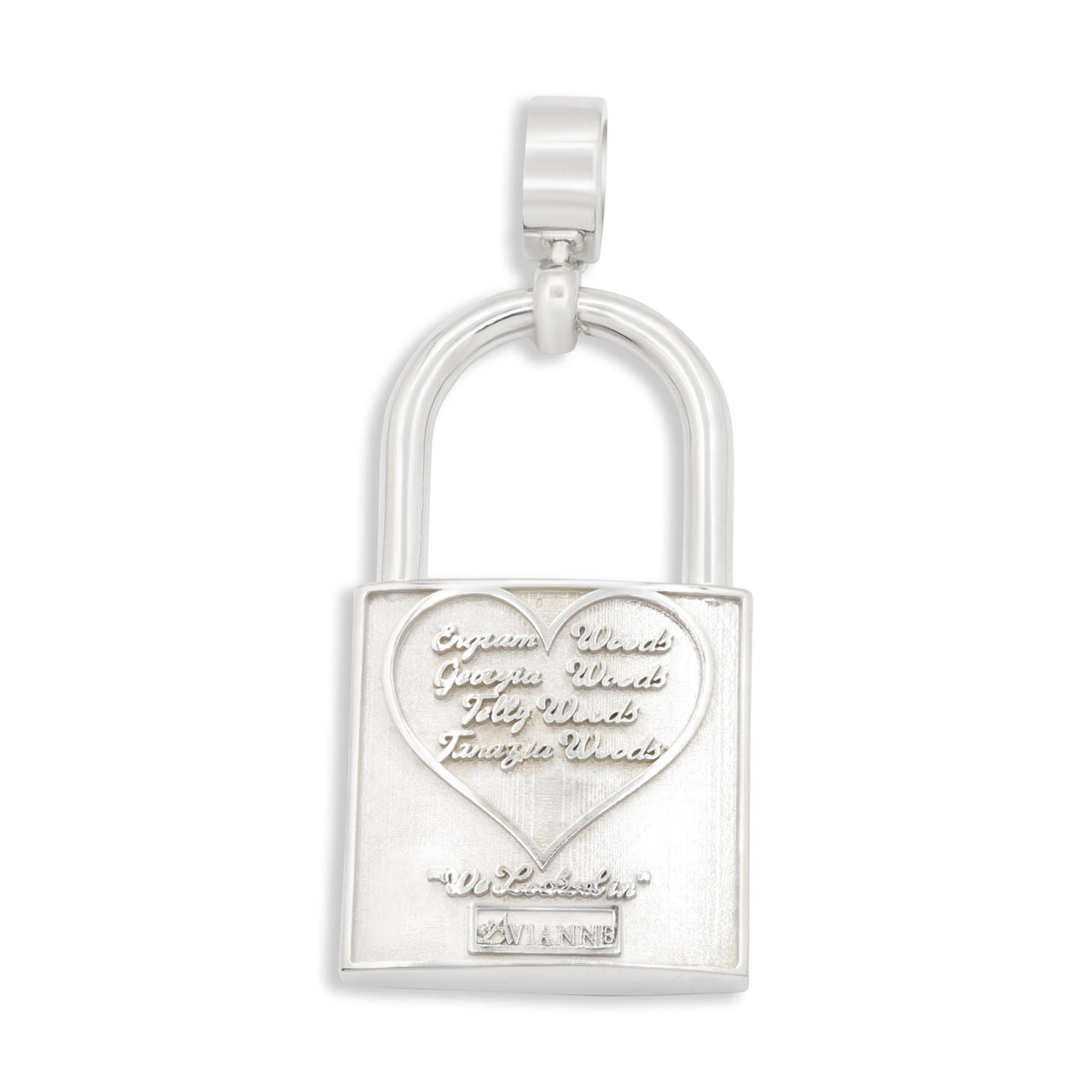 14k Avianne Lock Pendant 40g