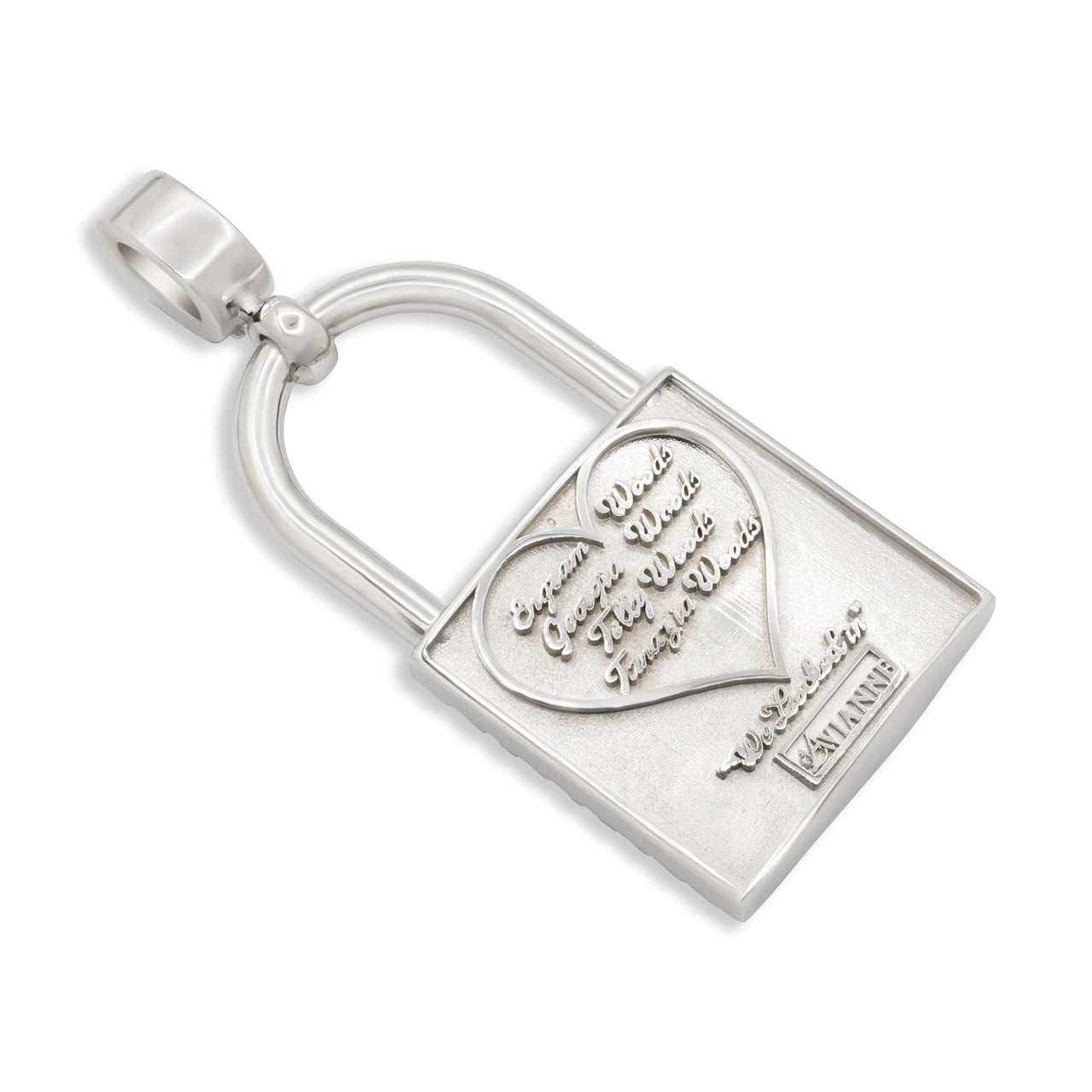 14k Avianne Lock Pendant 40g