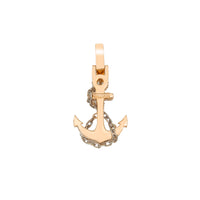 Thumbnail for 14k Diamond Anchor Pendant Mini 0.77ctw