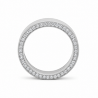 Thumbnail for 14K Gold Lab Diamond Men's Pavé Edge Band 1.18 CTW