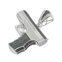 Thumbnail for 14k Mini Gun Pendant 5.71ctw