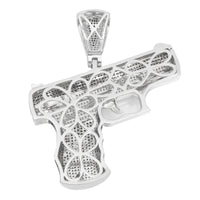 Thumbnail for 14k Mini Gun Pendant 5.71ctw